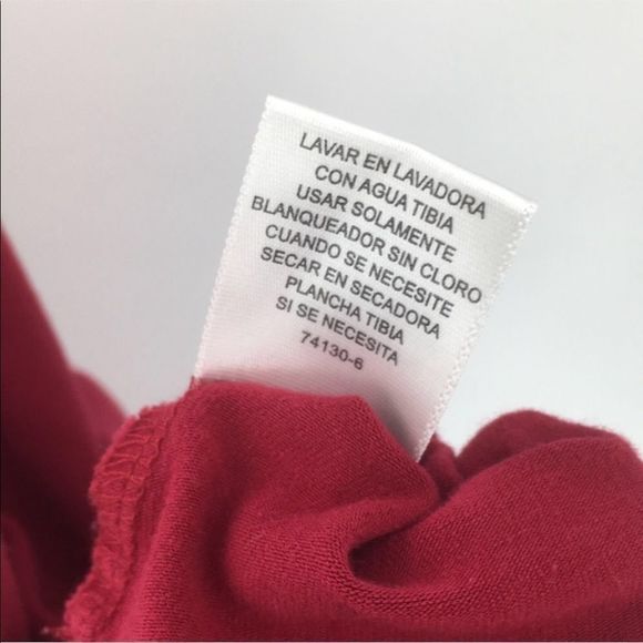 4/$45 | DUO MATERNITY | Red Wrap Style Sleeveless Tank Top | Large - Picture 7 of 7